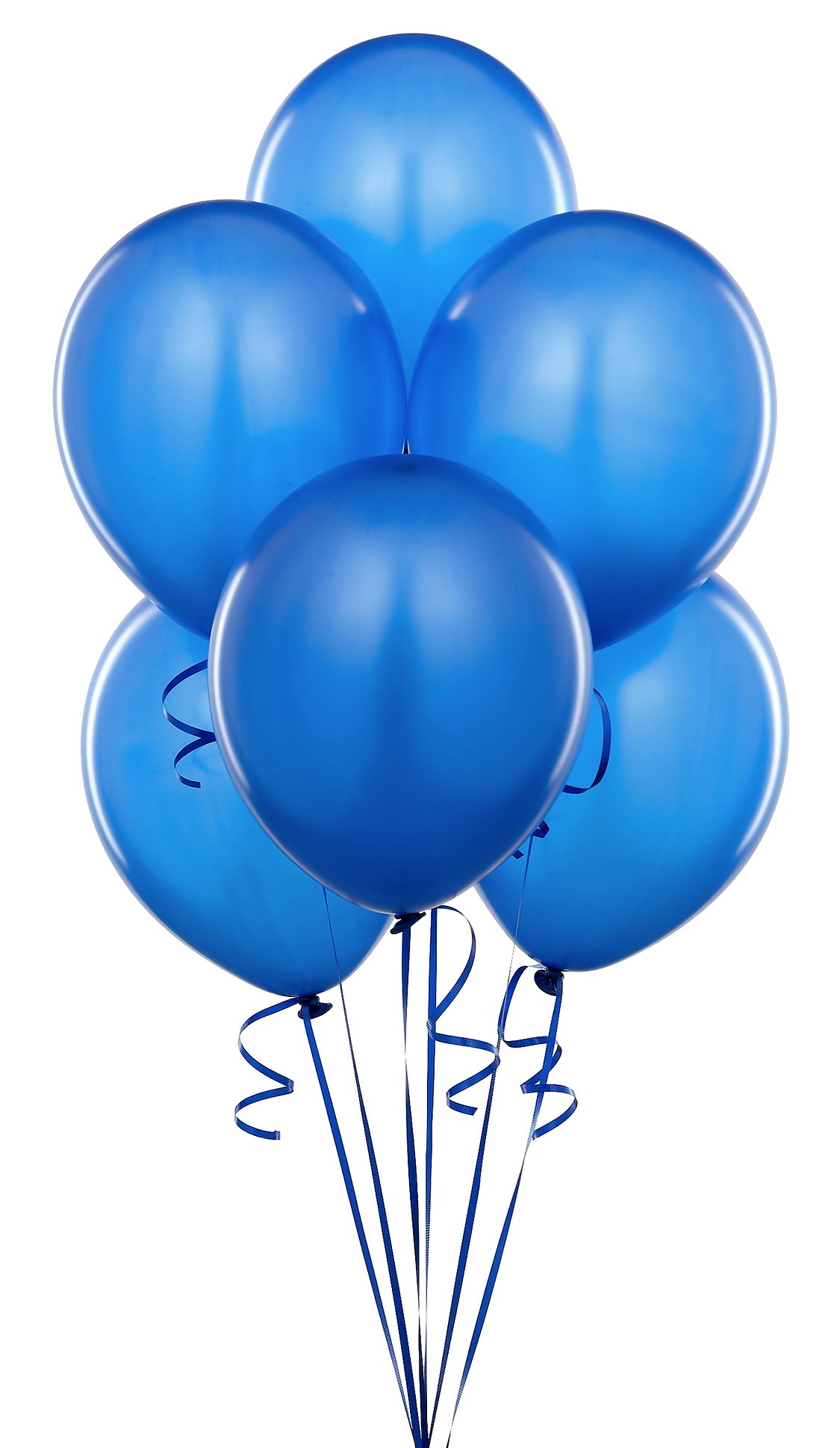Metallic Royal Blue Latex Balloons 12" - 10CT