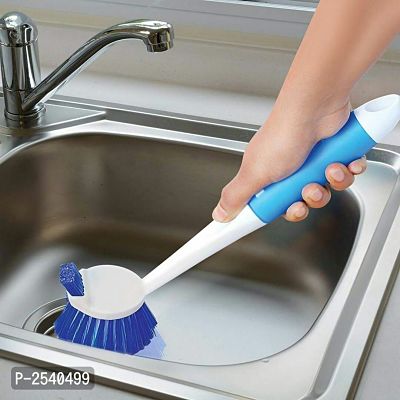 Dual Action Sink, Toilet seat or Plastic Dish Brush (Set of 1 piece)