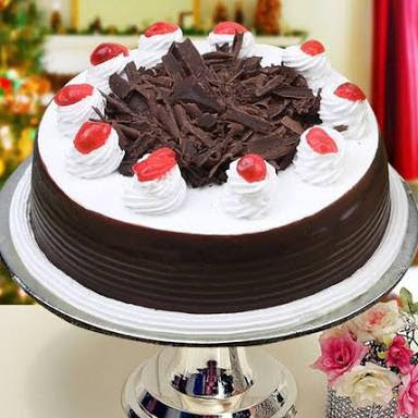 Black Forest Round Cake- 1kg