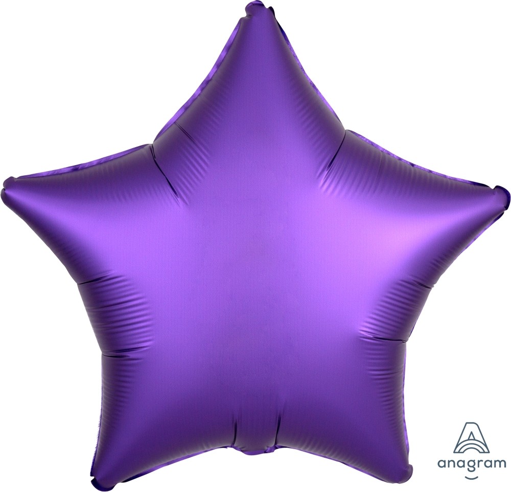 Star Shaped Matte Balloon Purple Color 18"