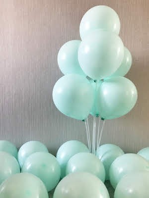10" Macaron Tiffany Blue Balloon - 100PC
