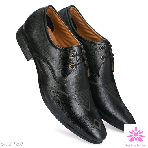 Marvel Attractive Formal Shoes For Men's, Black-1
