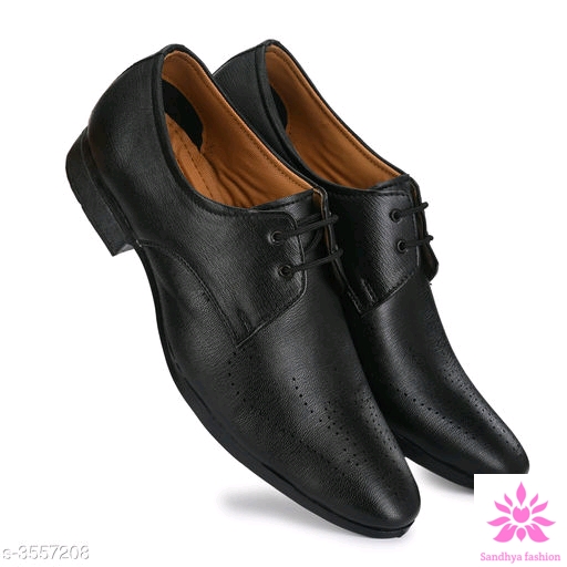 Marvel Attractive Formal Shoes For Men's, Black-2
