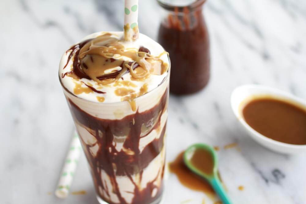ButterScotch Shake With Ice-Cream