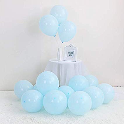 10" Macaron Blue Balloon - 100PC