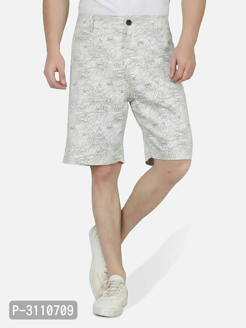 Stylish Printed Cotton Shorts For Men.
