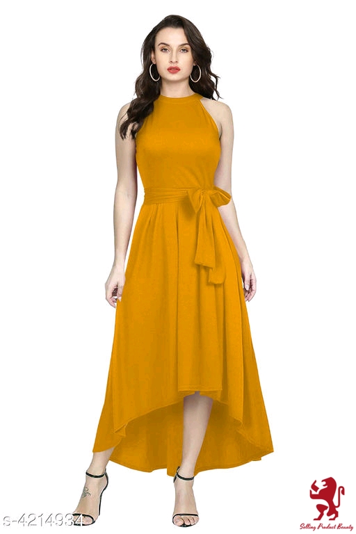 Olla Stylish Rayon Solid Women's Western Gowns Vol 1