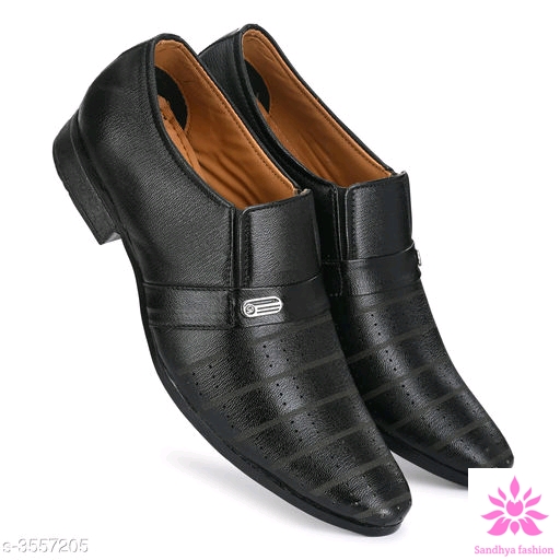 Marvel Attractive Formal Shoes For Men's, Black-3
