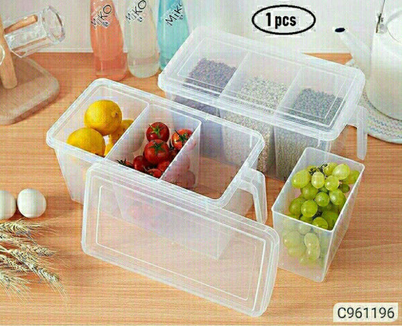 3 Compartment Food Storage Organizer