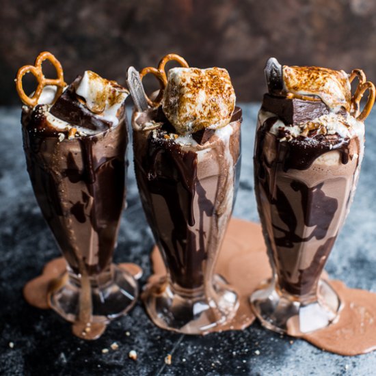 Chocolate Shake With Ice-Cream