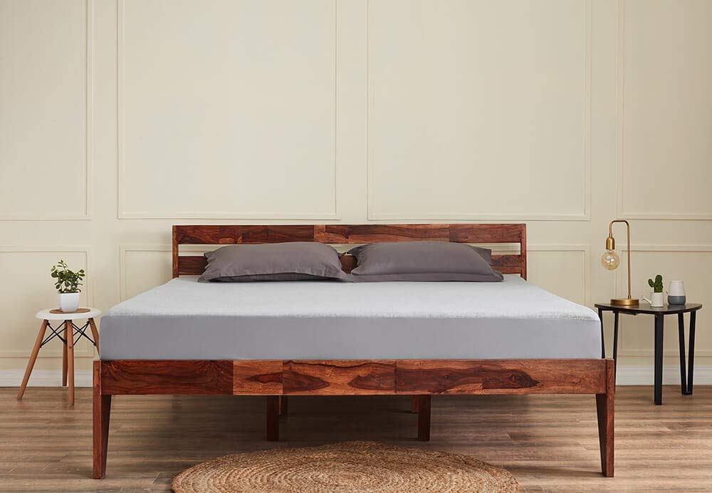 Wakefit Sheesham Wood Bed (Queen Size Bed), Double Bed