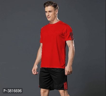Men's Trendy Sports T Shirt & Shorts Set