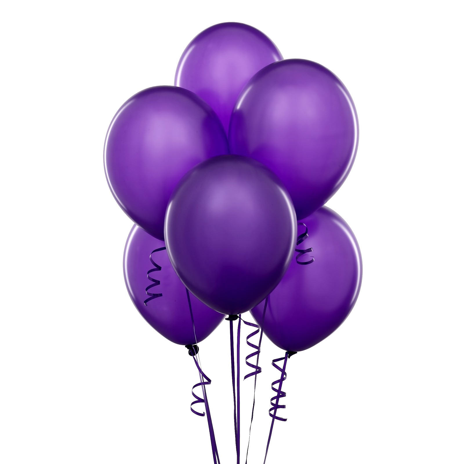 Metallic Purple Latex Balloons 12" - 10CT