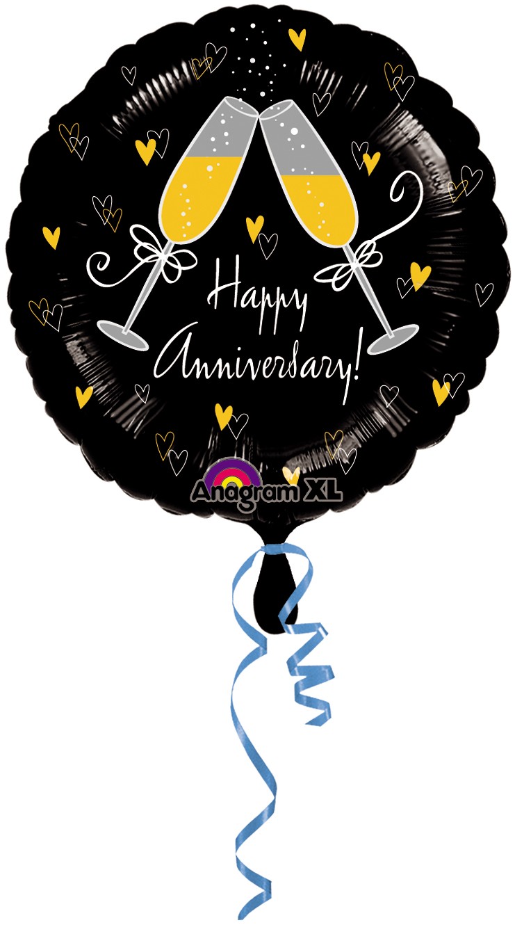 Happy Anniversary Cheers Balloon 18" S40