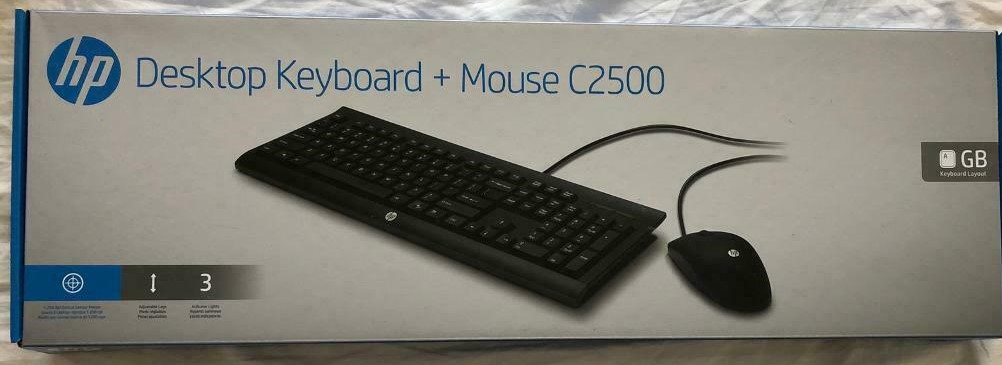 Wired Keyboard + Mouse C2500