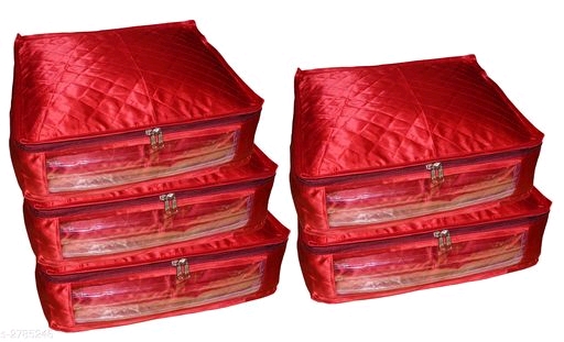 Apparel Storage Trendy Saree Cover (Pack of 5)
