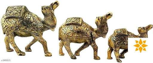 Showpiece Golden Camel Set