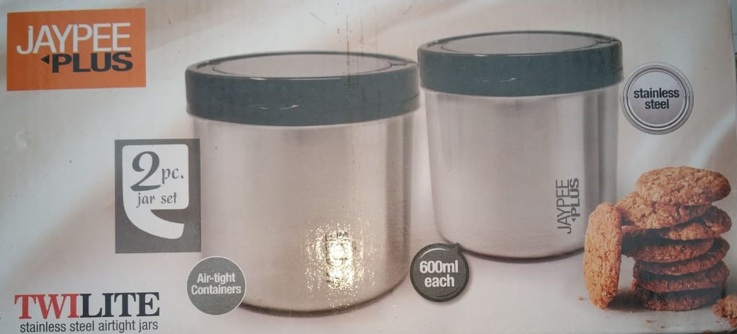 Twilite Stainless Steel Airtight Jars