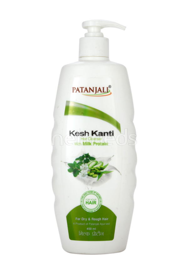Patanjali Kesh Kanti Hair Cleanser with Milk Protein 450ml