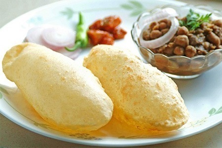 Chole Bhature ( made with desi ghee )