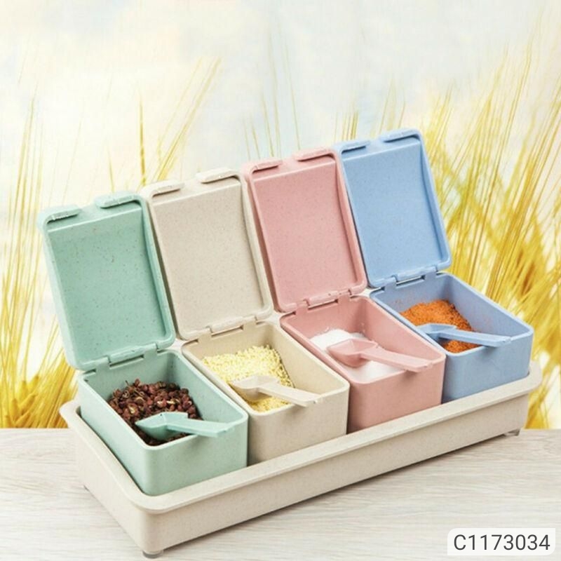 Plastic Seasoning Spice Box & Containers