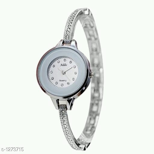 Women Trendy Stainless Steel Watch.