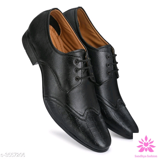 Marvel Attractive Formal Shoes For Men's, Black-4c