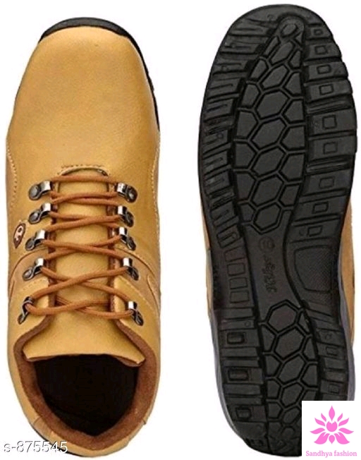 Men's Elegant Casual Shoes, Light Brown