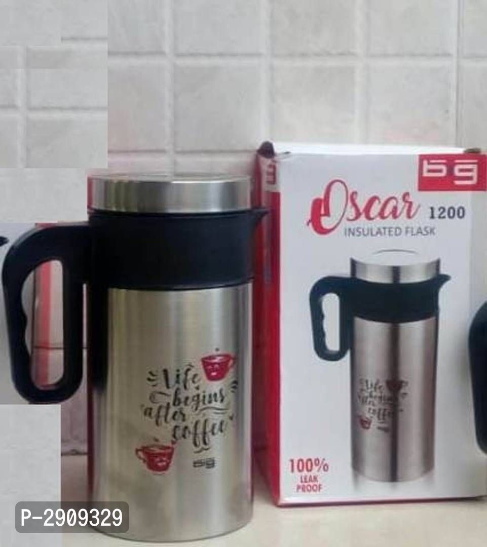 Sliver Insulated Tea & Coffee Pot  (Flask 1200 ml)