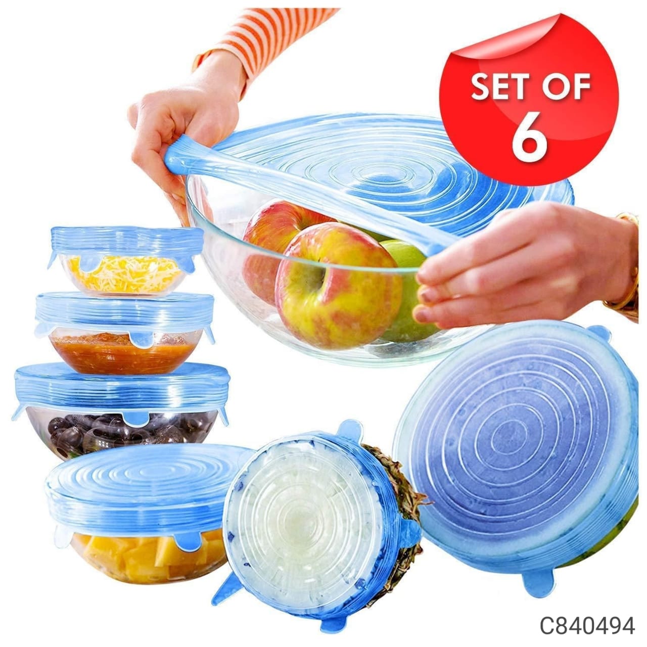 Silicone Stretch Lids For Food Cover