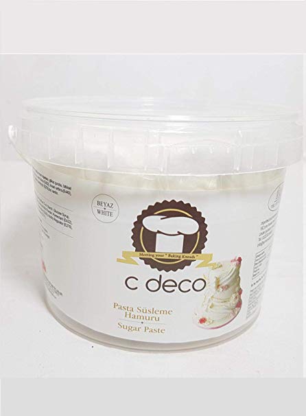 C Deco Sugar Paste (Fondant)-Cream 1kg