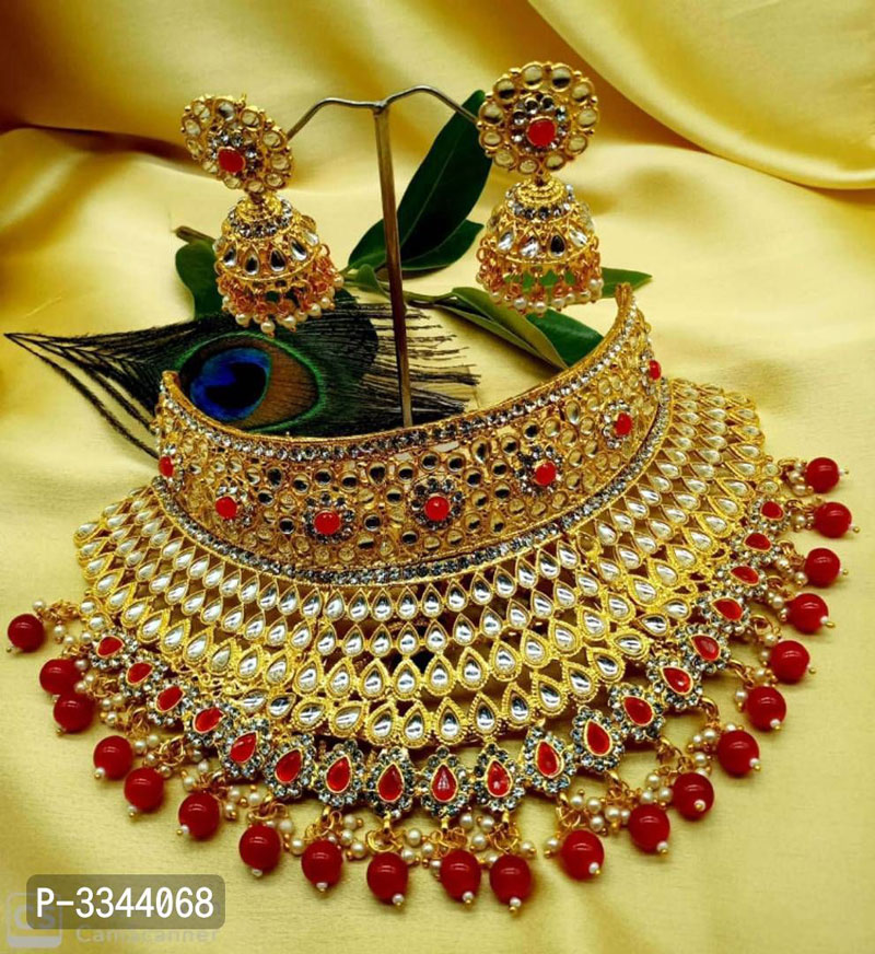 Kundan Bridal Choker Jewellery Set
