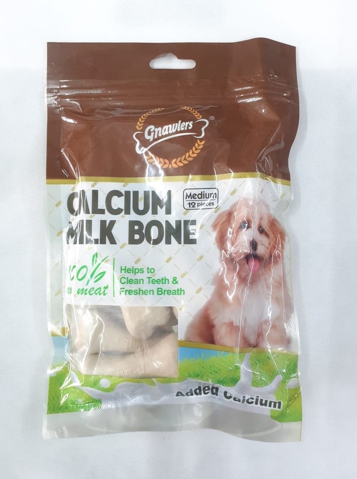 Gnawlers Calcium Milk Bone(12 in 1) 270gm